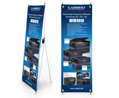 Carbest X-Banner - Heavy Duty Kühlboxen, Deutsch, Größe: 60x180cm