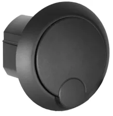 CEE-Einbausteckdosen - Schwarz matt