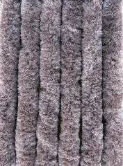 Chenille-Flauschvorhänge - Für Vorzelt- und Balkontüren (B 100 x H 200 cm) - Braun