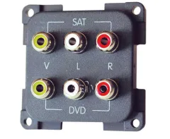 Cinch AV-&Audio- modul schiefergrau