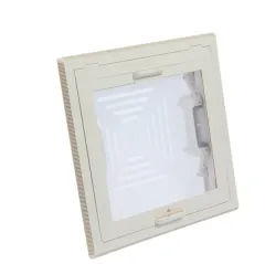 Dachhaube Milchglas 400x400mm mit Rollo + Moskitonetz