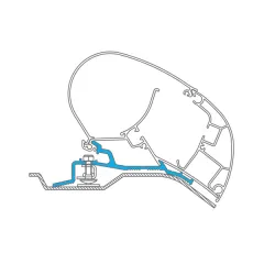 Dachmarkisenadapter - Schiene über die gesamte Länge für Fiat Ducato, Citroen Jumper und Peugeot Boxer