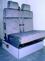 Divan 503 2er-Sitzbank 90 cm, unbezogen, mit Gurten