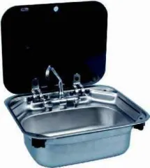 DOMETIC Spüle mit Glasabdeckung