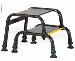 Doppeltrittstufe, Aluminium, belastbar bis 200kg