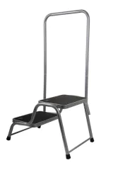 Doppeltrittstufe mit Handlauf, Carbest, 640x375x430 mm