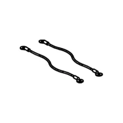 Drahtseil 45 cm für Neigung für Caravan Superb SV, 2 Stück -