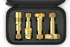 Drehmeister Adapterset f. Gasflaschen W21.8L inkl. Etui