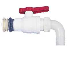 Durchlaufhahn 1' aus Kunststoff, lose