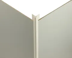 Eckverbindungsprofil 90° dunkelgrau für 3mm Verkleidungsplatten -außen-