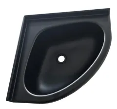 Eckwaschbecken Mini Oval - Schwarz