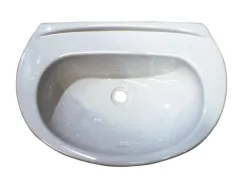 Einbauwaschbecken 500 x 330 weiß