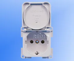 Einb.Steckd.230V weiß SB