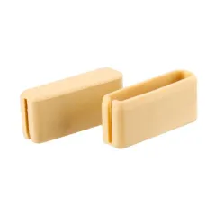 Endkappe - beige gerade, 2er SB-verpackt