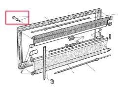 Endkappe für Remis Frontscheibenrollo