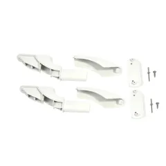 Endstück weiß für Roof-Rack, 2er Satz komplett -