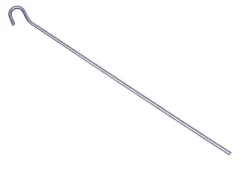 Erdnagel rund 30 cm lang, Ø 4,3mm. 10 Stück SB-verpackt