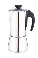 Espressokocher DeLuxe, Edelstahl, 6 Tassen