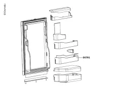 Etagere unten L368mm