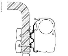 Exsis/Hymerc.Adapter 3m