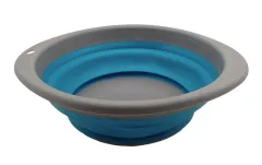 Faltbare Schüssel Ø23,5cm H3/10cm, grau/petrol