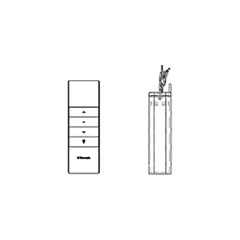 Fernbedienung und Receiver für Markisen Dometic PW 1500 und PR 2500 mit 12-Volt-Motor -