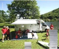 Fiamma Markise F45S 3,75m royal grey, Gehäuse Titanium