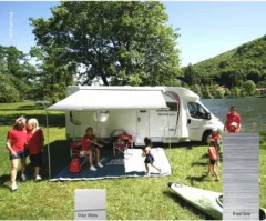 Fiamma Markise F45S 3,75m Royal Grey, Gehäuse weiß