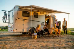Fiamma Markise F45S 3,75m Royal Grey, Gehäuse weiß