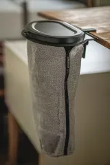 Flextrash Mülleimer, 9 Liter, grau