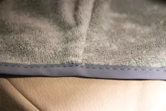 Frottee-Schonbezug für Fahrzeugsitz universal hellgrau