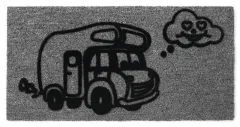 Fußmatte DERBY FLOCK - Motiv 'Reisemobil'