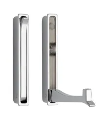 Garderoben-Klapphaken - Einfach - Chom glänzend