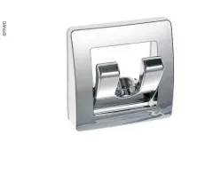 Garderobenhaken, Chrom, klappbar, mit 2 Haken, 58x58x13mm, lose