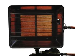 Gasheizgerät 2,5-4,2kW (Zündsicherung, 0,4m Schlauch + 50mbar Regler)