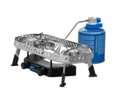 Gaskocher Camp&Trek Twin Connect,EasyClicConnect u. Dual-Lock Funktion