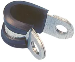 Gasrohrschelle Metall mit Gummieinlage 8mm, 1 St.