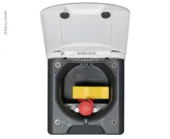 Gassteckdose Magnet 130x145mm anthrazit, Montage-DM 95mm