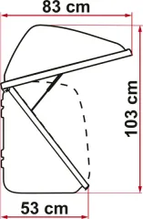 Gepäckbox für Fahrradträger - Ultra Box 320
