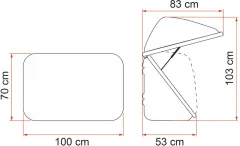 Gepäckbox für Fahrradträger - Ultra Box 320