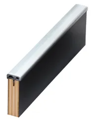 Gepolsterter Umleimer silber, 5m-Verpackung