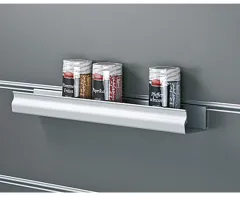 Gewürzablage silber 400x65x21mm, Aluminium