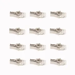 Halteklammer für Gardinen, 12 Stück