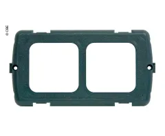 Halterahmen 2-fach CBE MAT2NL/G schiefergrau RAL7015