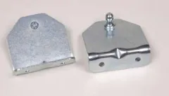 Haltewinkel für Gasfedern für Dächer oder Schlafdachbetten