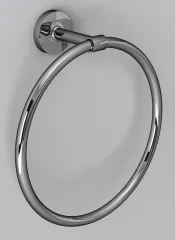 Handtuchhalter Ring, aus verchromten Edelstahl und ABS-Kunststoff