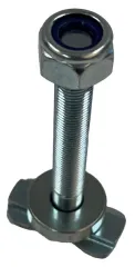Heavy-Duty-Schraub-Fitting mit Mutter M10