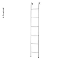 Heckaufstiegsleiter für Kastenwagen - Alu 5-stufig