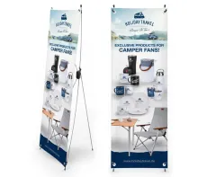 Holiday Travel X-Banner - Motiv: Produkt-Highlights, Sprache: Englisch