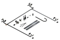 Hubbett-Höhenverstellung elektrisch ohne Rahmen und ohne Lattenrost